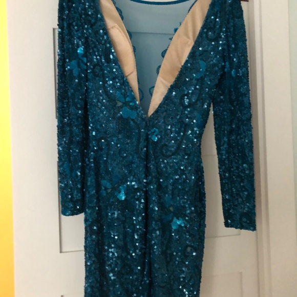 Scala turquoise sequinned dress - Picture 5 of 5